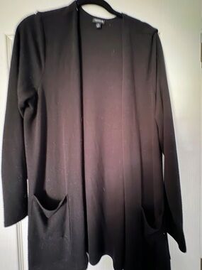 torrid Black Open Cardigan Sweater